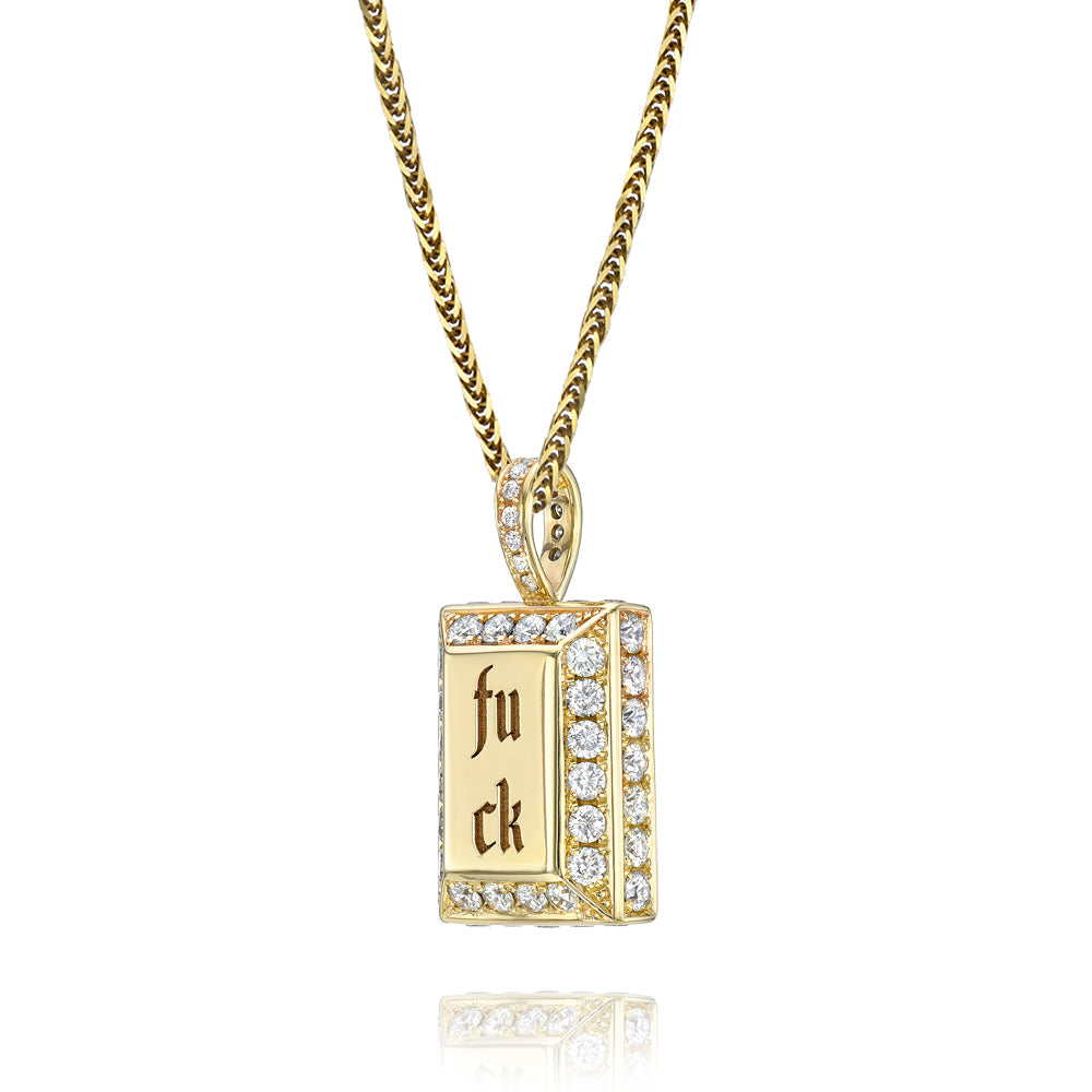 UNDERCOVER FuckFinger ネックレス ゴールドカラー FUCK Nugget Pendant – DRU.