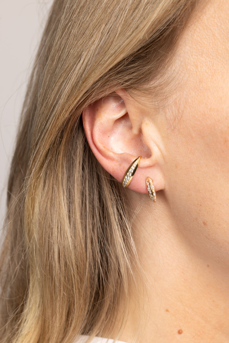 Diamond Claw Earrings