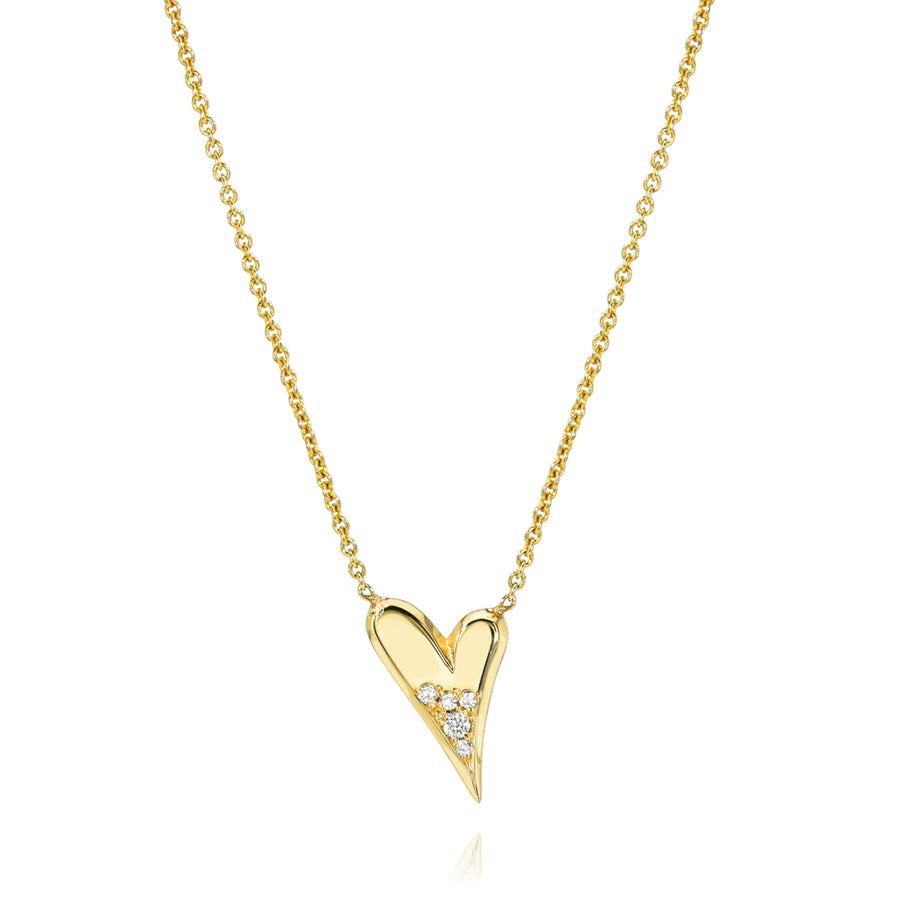 Diamond Baby Heart Necklace