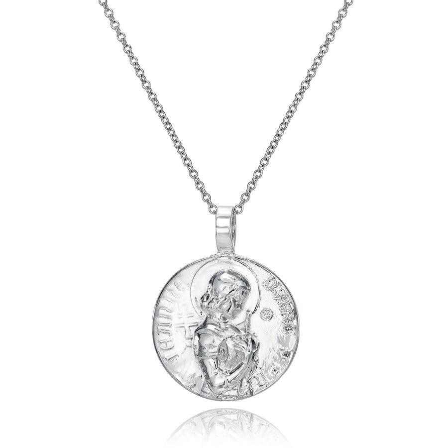Sterling Silver Grace Medallion Pendant