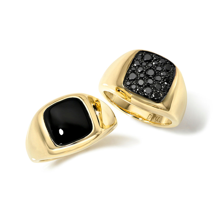 The Black Onyx Don Pinky Ring