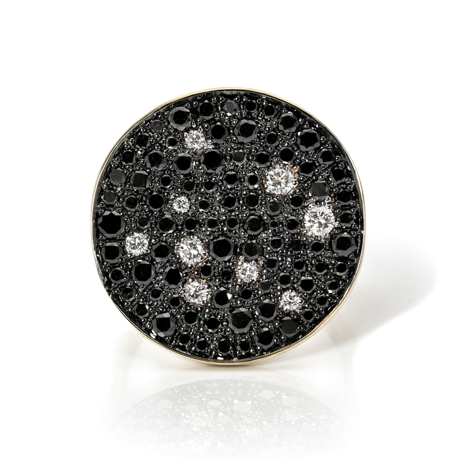 Black Diamond Galaxy Ring