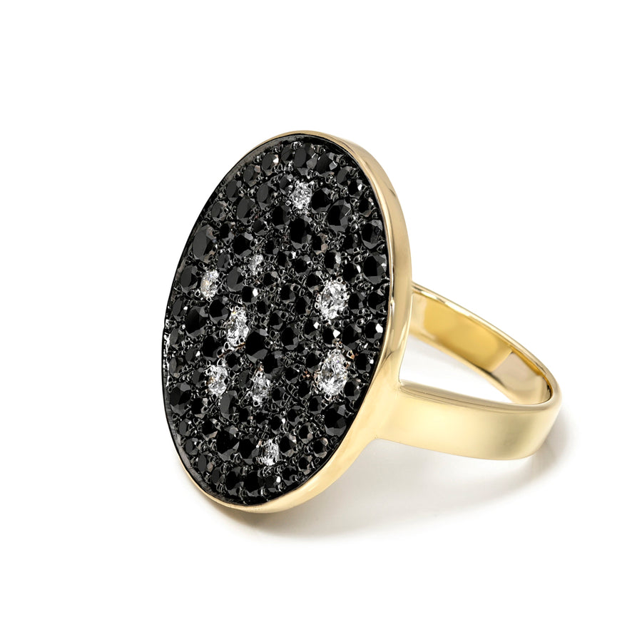 Black Diamond Galaxy Ring