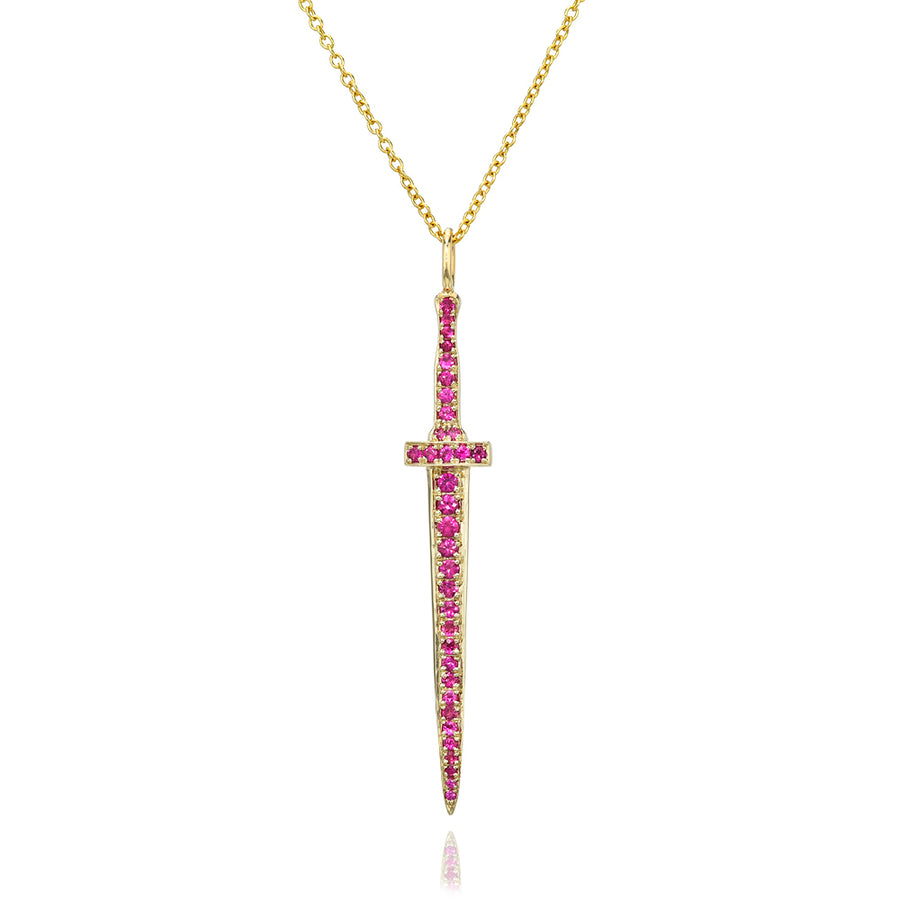 Large Pink Sapphire Drippin' Dagger – DRU.