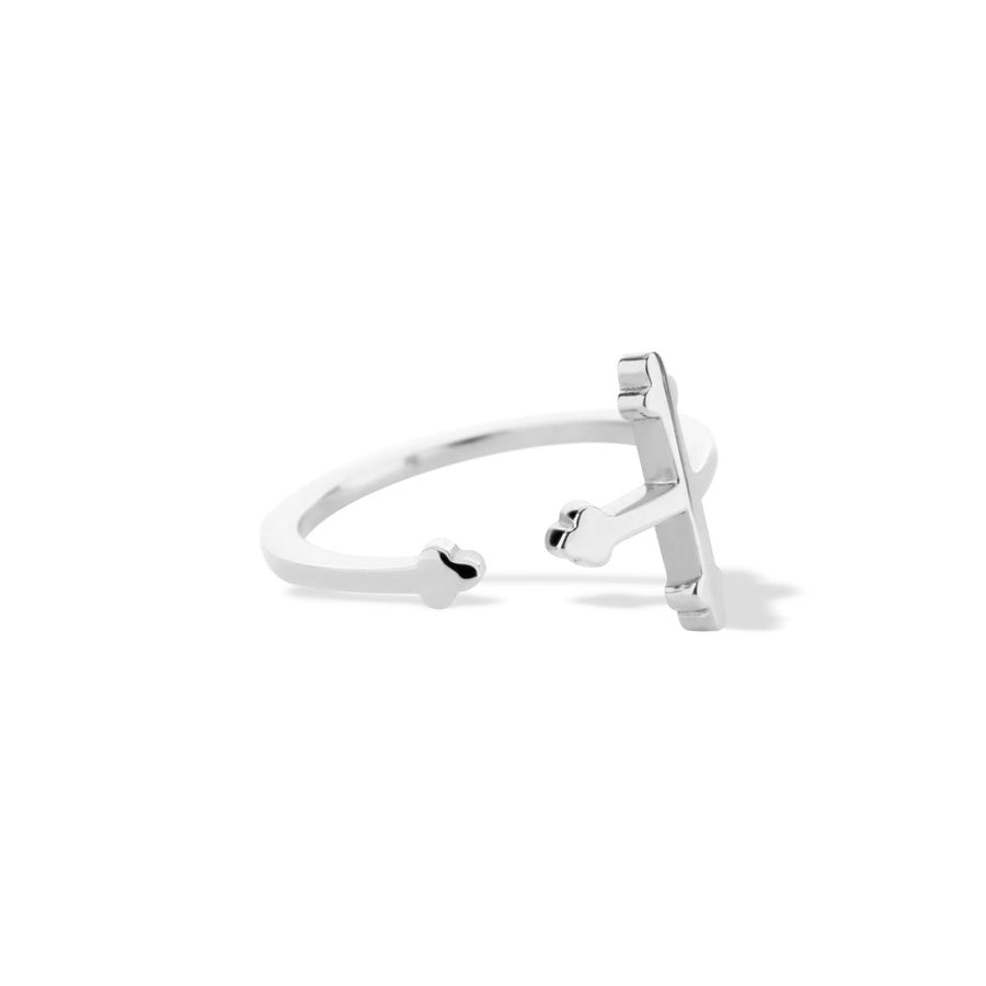 Cross Your Fingers Ring - Sterling Silver