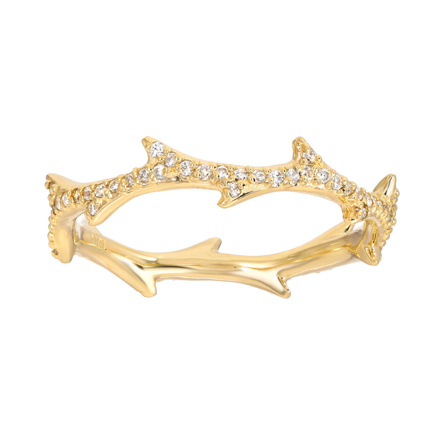 Diamond Crown of Thorns Ring