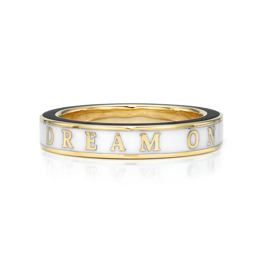 Diamond and Enamel Dream On Ring