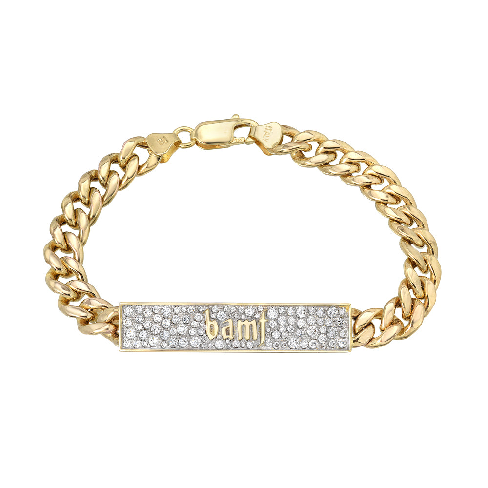 Diamond BAMF ID Bracelet
